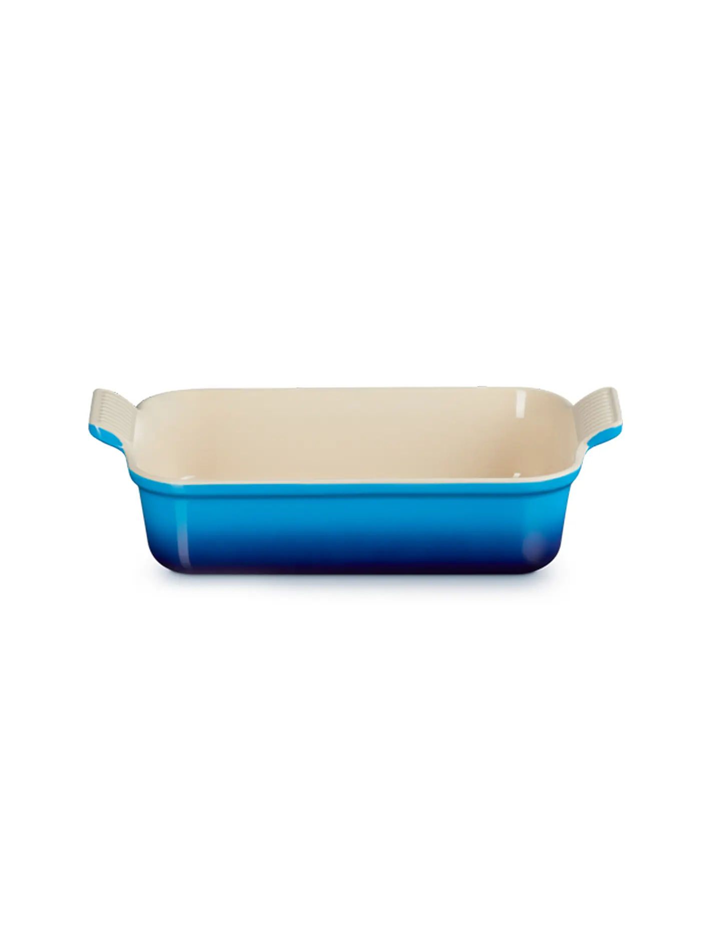 LE CREUSET | Rechteckige Auflaufform Tradition aus Steinzeug 26x19cm Azure | 